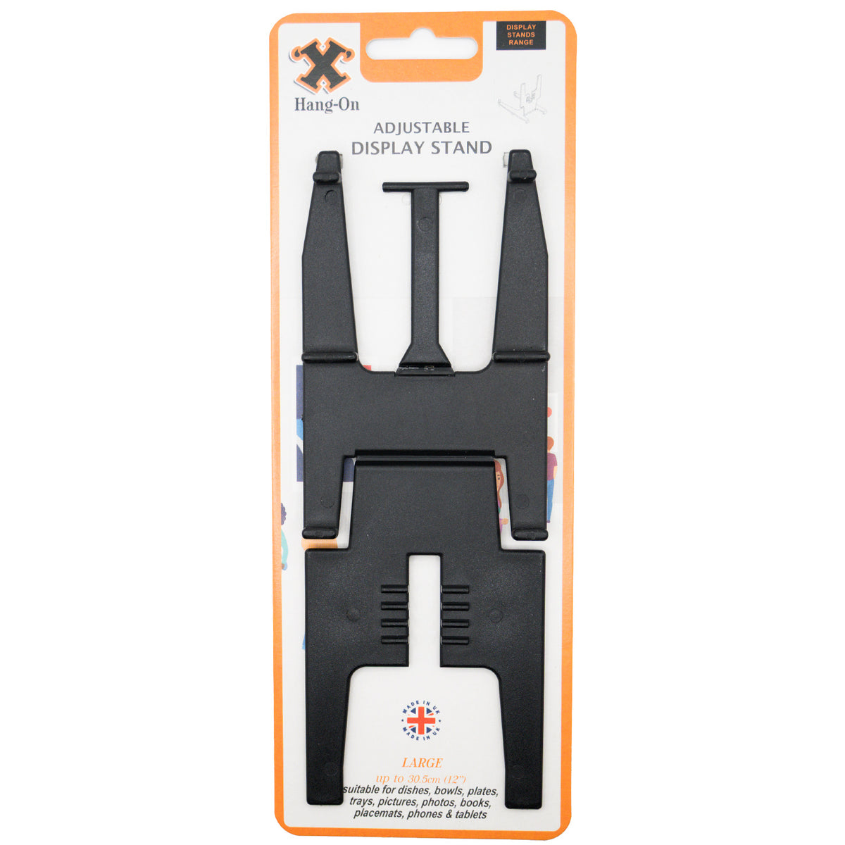 Large  Adjustable Display Stand - Black