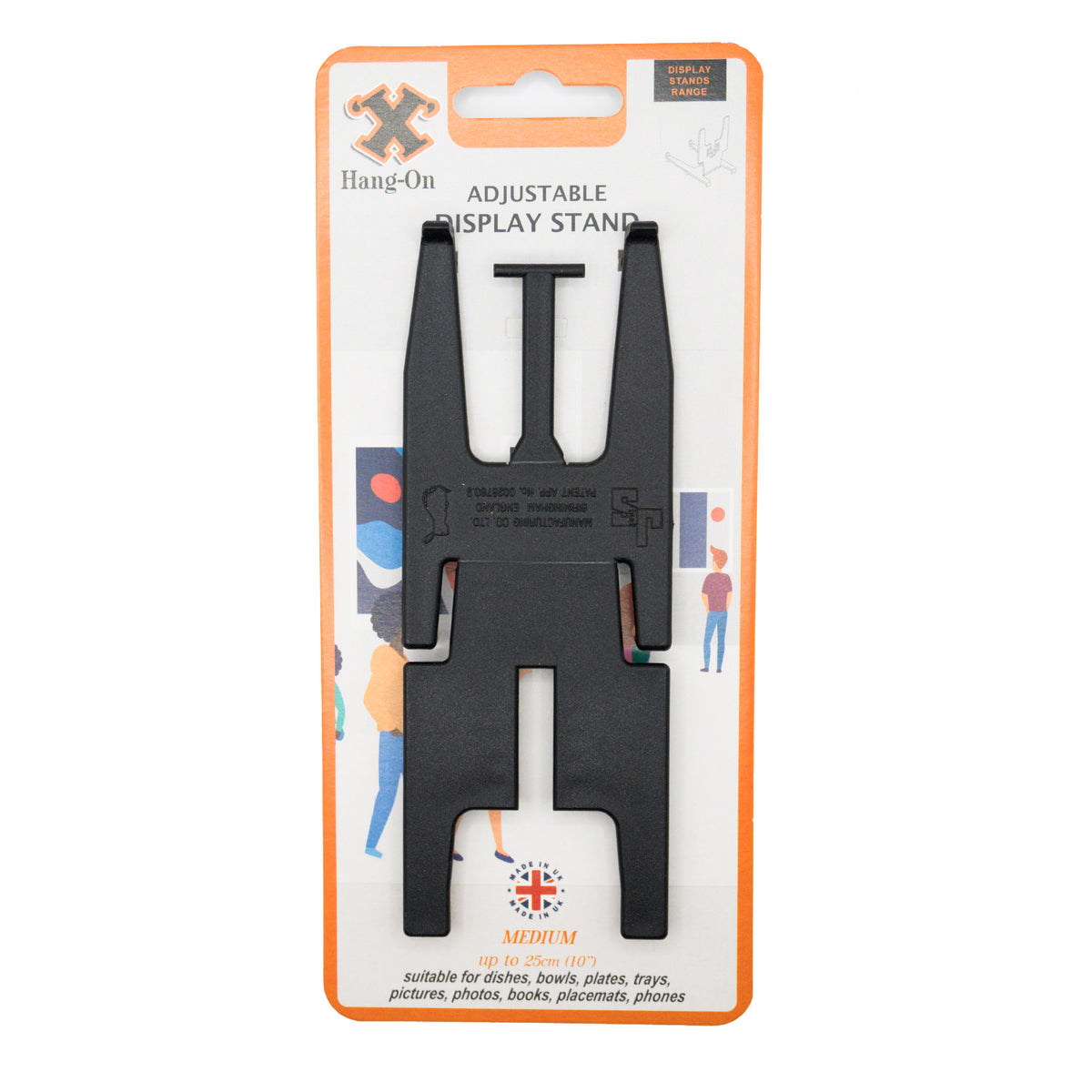 Medium Adjustable Display Stand - Black