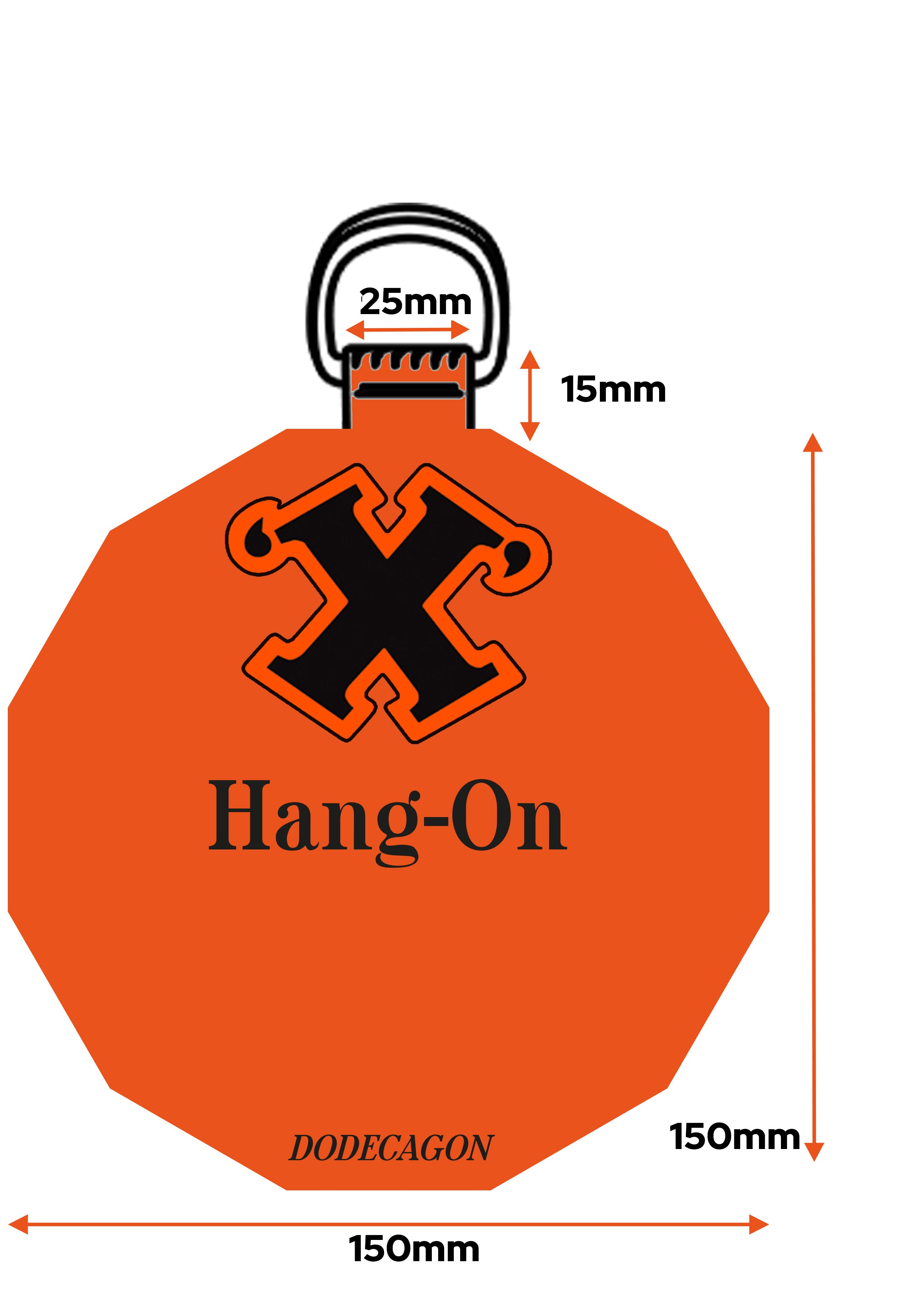 Dodecagon Adhesive Wall Hanger