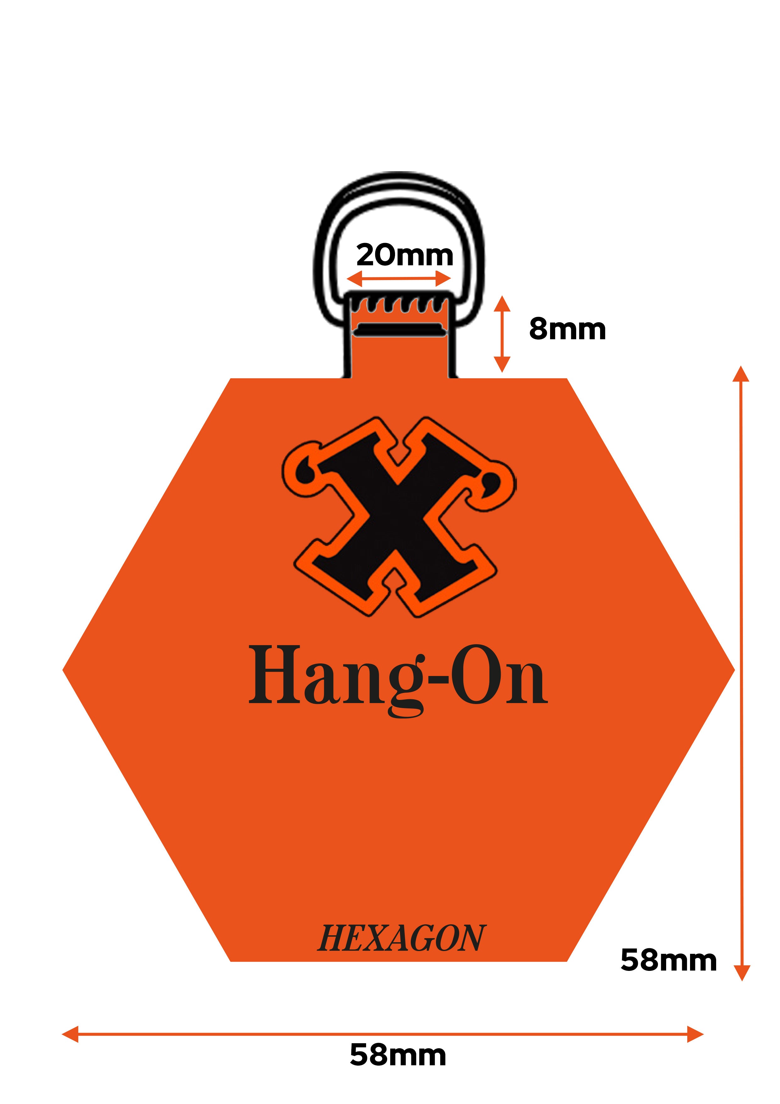 Hexagon Adhesive Wall Hanger