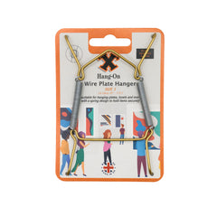 No.1 Wire Plate Hanger -  Brass Effect