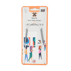 No.2 Wire Plate Hanger - White