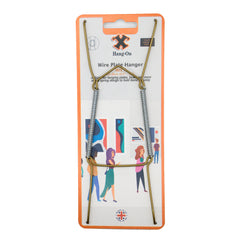 No.3 Wire Plate Hanger - Antique Gold Effect
