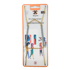 No.3 Wire Plate Hanger -  Brass Effect