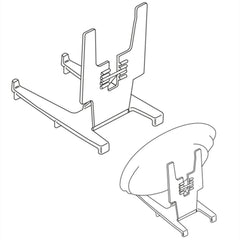 Large  Adjustable Display Stand - Black