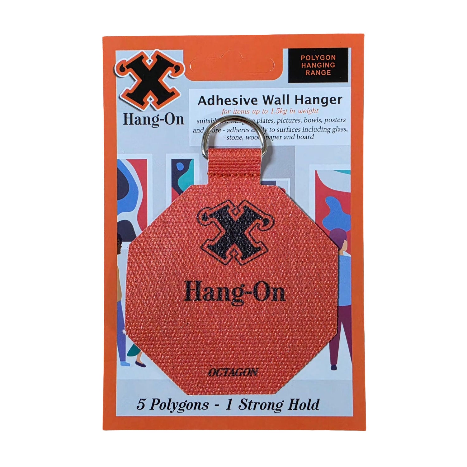 Octagon Adhesive Wall Hanger