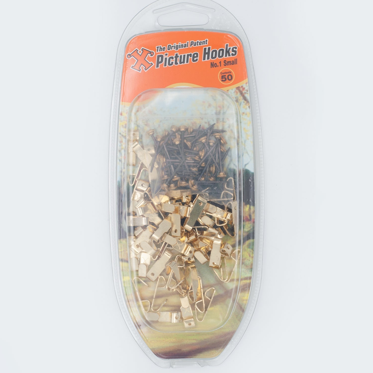 No.1 Picture Hooks Brassed